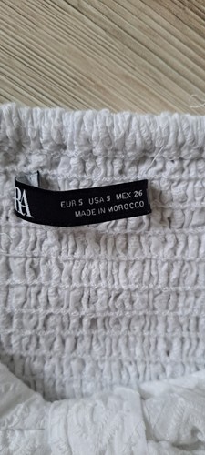 Zara Cropped Oberteil mit Lochstickerei Gr.S - Bild 11 von 11