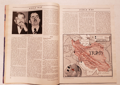 Time Magazine September 8 1941 WWII Iran's Reza Shah Pahlavi ~Hitler~ 1940s - Picture 5 of 8