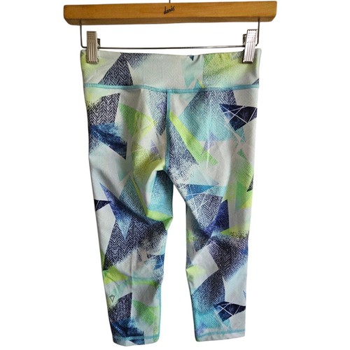 Ivivva Athletica Capri Leggings Geometric Print Activewear Kids Size 12 - Picture 7 of 8