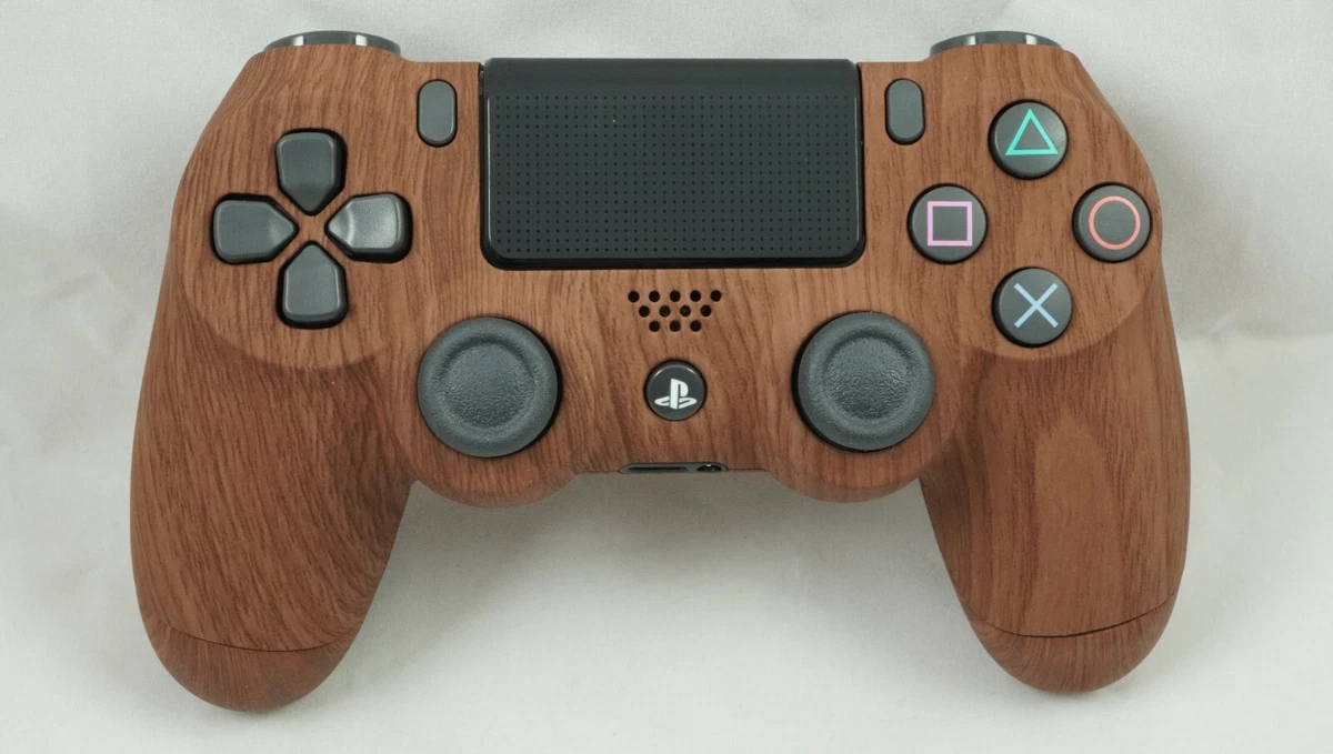 Wood grain ps4 controller new arrivals