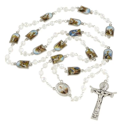 Amazing Love Stations of the Cross Chaplet - 25'' Long-W/ Prayer Booklet(G1991)
