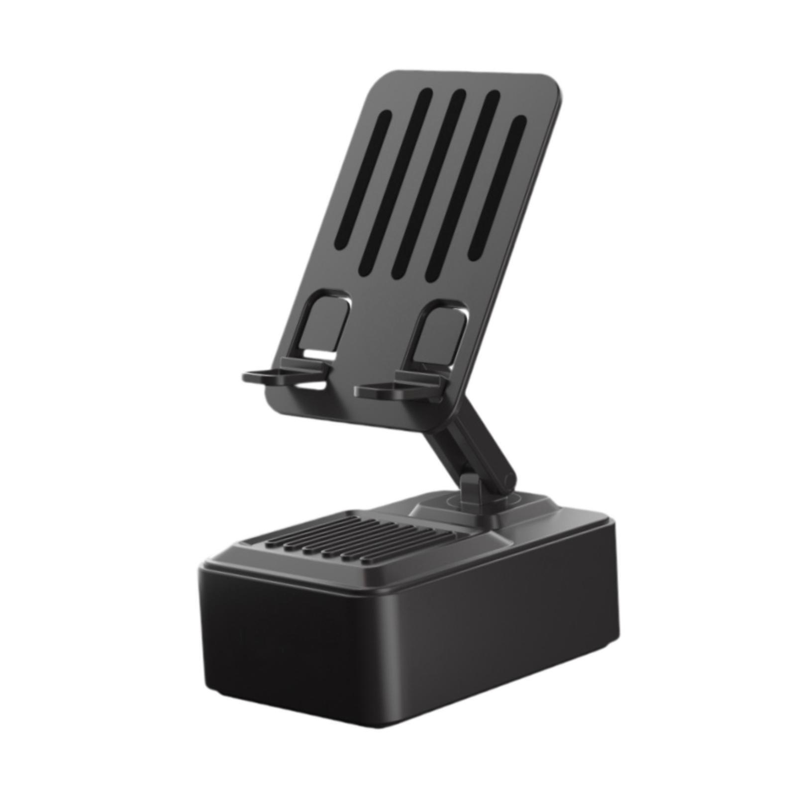 Phone Stand with Cordless Speaker Lazy Tablet Holder Anti Slip Base Mobile Phone-image