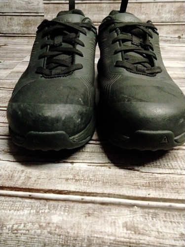 Keen Utility Steel Toe Shoes Black Sneakers ASTM F2413-18 Men's Size 11.5D - Picture 2 of 16