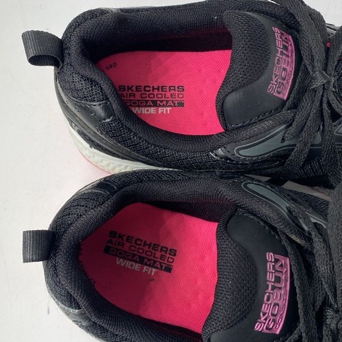 Skechers Womens GoRun Consistent BLK/Pink 128075  Running Shoes Sneakers Size 8 - Picture 9 of 12