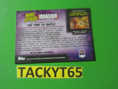2013 MARS ATTACKS INVASION SINGLE BASE CARD(S) NEW YOU CHOOSE - Picture 166 of 196