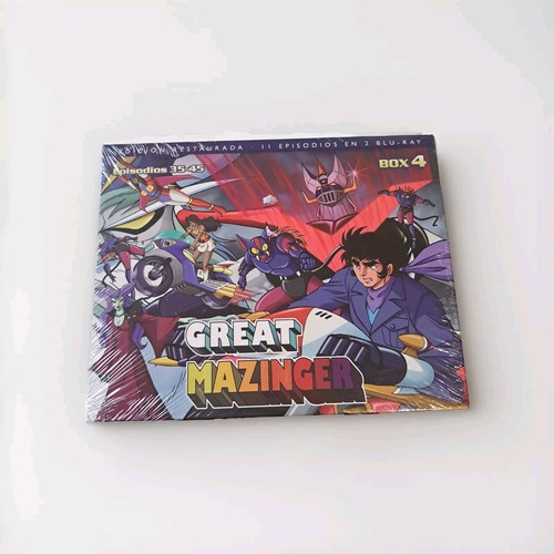 Great Mazinger Episodios 35-45 Box 4 Restaurada Blu-Ray Español Dvd Manga Anime