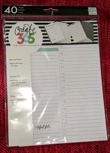 details about daily task goals to do happy planner hourly refill paper mambi lined classic daily planner hourly