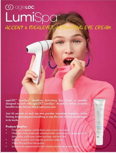 2 Packs  Nu Skin NuSkin LumiSpa ageLOC  IdealEyes  Activating Eye Cream - Picture 2 of 3