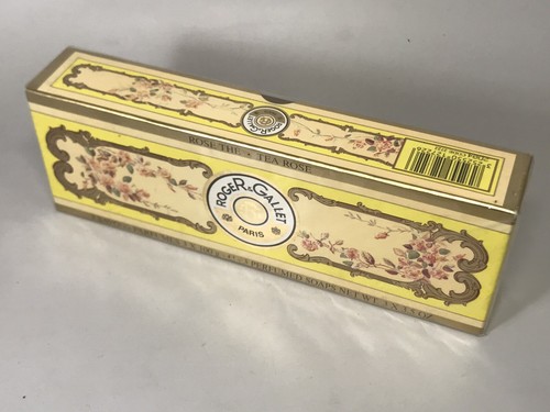 NEW Roger & Gallet Savons PARIS Parfumes 3x 3.5 oz Bar Soaps ROSE THE TEA ROSE - Picture 1 of 7