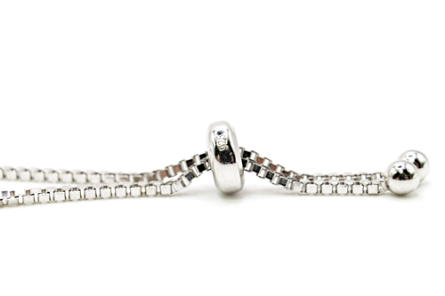 Sterling Silver Bracelet Rhodolite Genuine Natural Gems Slider Up to 9 Inch - Picture 10 of 24