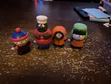 South Park Wind Ups 3" Set Of 4 Comedy Central Working no cartman
