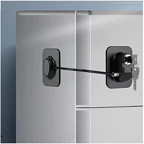 Refrigerator Lock Fridge Freezer Door Lock, Child Proof