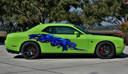Dragons Ripped Metal Car Vinyl, Car Wrap, Car Vinyl, Dragon Car Vinyl, Car Wrap - Bild 4 von 12