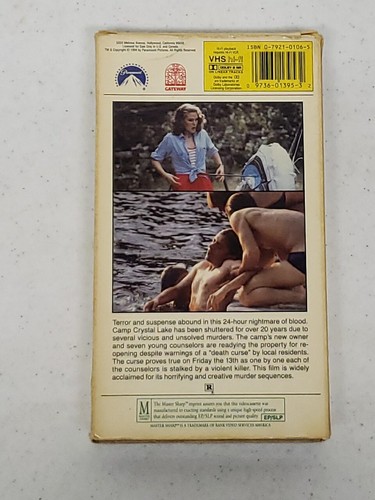 Friday The 13th VHS Tape 1980 / 1994 Signed By Ari Lehman Rare!!!!!!!! 1st JASON - Picture 7 of 15