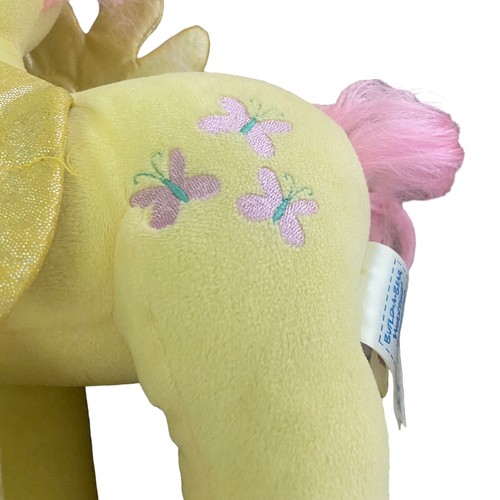 Build A Bear My Little Pony Plüsch 16 Zoll fluttershy gelbe Schmetterlinge Pegasus BABW - Bild 2 von 9