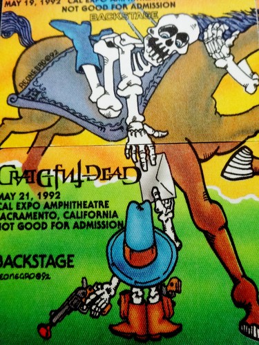 Grateful Dead Backstage Pass Puzzle 1992 Horse Pony Express Cal Expo California - Picture 8 of 12