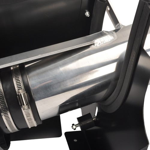 Kit de admisión de aire frío protector térmico 4" plateado para 99-07 Chevy GMC V8 4,8 L/5,3 L/6,0 L - Imagen 5 de 9