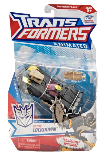 Transformers Animated Decepticon Blazing Lockdown Deluxe Class New Factory Seal - Picture 1 of 2