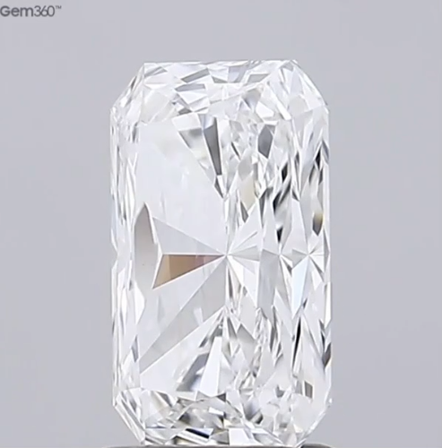 2 CT Radiant Cut Lab Created Diamond For Solitaire Engagement Ring - Video 1 of 1