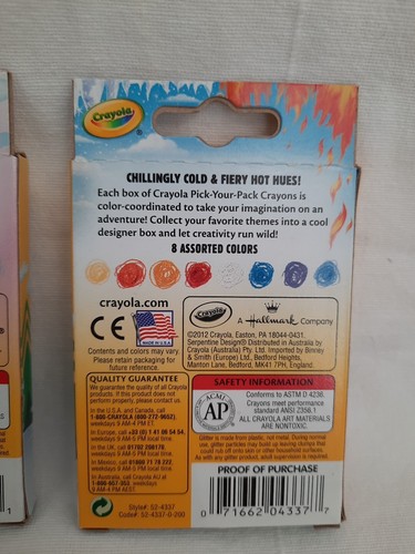 Crayola Metallic FX Crayons 16 ~ Cupcake My Day ~ Fire & Ice ~ Target Exclusives - Picture 14 of 21