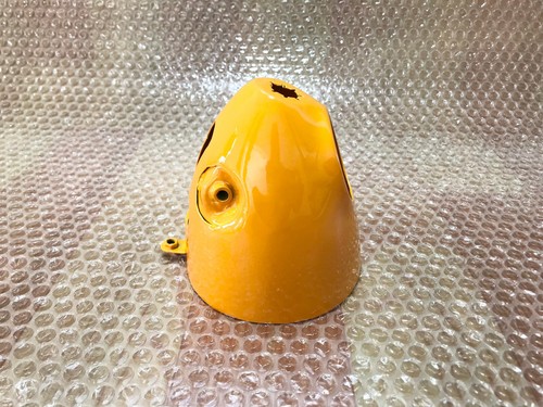 Honda Monkey Mini Trail Z50A Z50 Head Light Bowl Yellow Steel New. - Picture 6 of 12