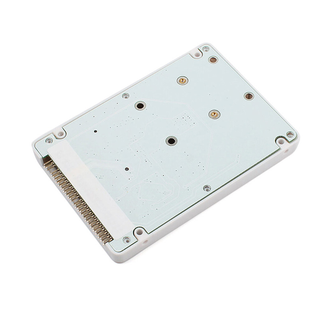 Sd To Sata MSATA To 2.5" IDE/PATA Adapter &ndash; Converts MSATA SSD To 44-Pin IDE With Enclosure Case Msata To 2.5 Ide Pata Adapter Converter Card 44pin With Case