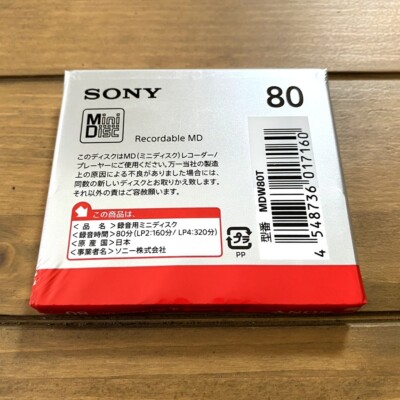 SONY MDW80T　　Mini Disc Amazon.com: SONY MD80 Minidisc 80 Minute MDW80T : Electronics