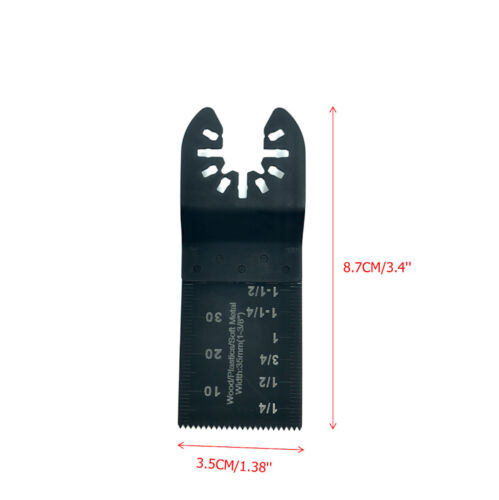 20Pcs Oscillating Saw Blades Multi Tool Blades Quick Release for Wood Cutting - Picture 6 of 18