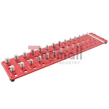 28 Hole Nut and Bolt Thread Checker M4x0.7 to M14x2.0 / 6-32 Fine to 1/2-20 Fine