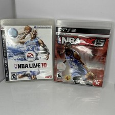 NBA Live 10 PS3 Playstation 3 EA Sports & NBA 2K 15 Complete