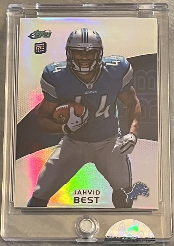 2010 eTopps Encased #3 JAHVID BEST Rookie RC 🏈 Detroit Lions 🏈 #/999 - Picture 3 of 3