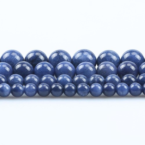 Blau Kyanit Zwischenring Lose Perlen Stein-Herstellung Zubehör Armband Halskette Perle - Bild 3 von 12