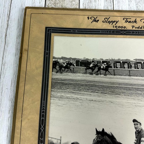 Monmouth Park  Oceanport,NJ HORSE RACING PHOTO VTG 40s Boo Wilson J. Stout Casue - Picture 9 of 12