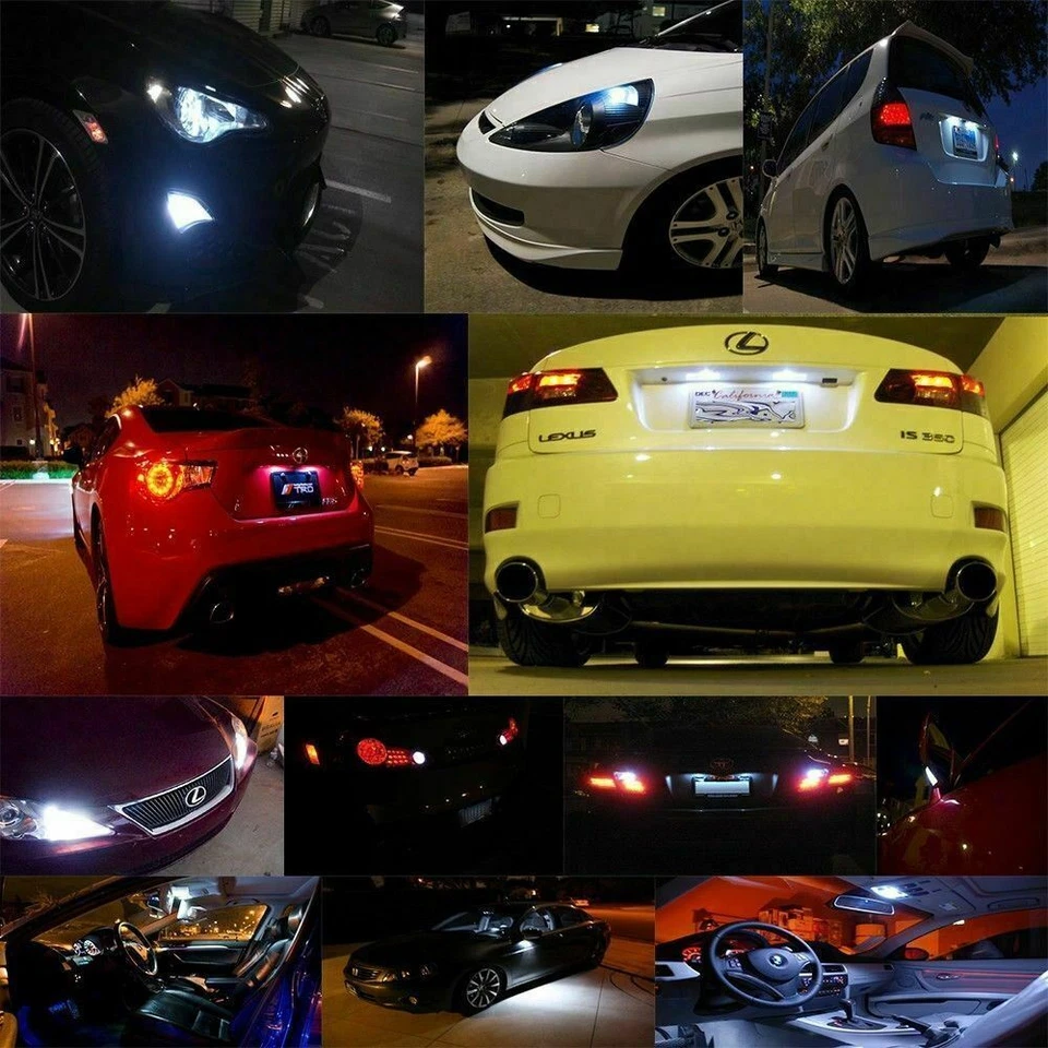 5x Kit Interior LED Blanco + Luz Matrícula para Nissan 350Z Fairlady 2003-09 Foto 3 de 4