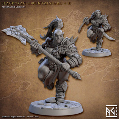 Berg Ork E - Kämpfer / Barbar - Handwerkergilde - Dungeons und Drache