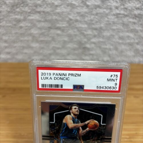 2019-20 Panini Prizm Luka Doncic #75 PSA 9 Dallas Mavericks MINT - Picture 2 of 4