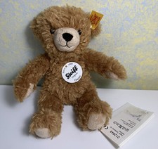 012648 STEIFF TEDDY BEAR HAPPY Plush Light Brown BEIGE EYES 7" Stuffed Animal