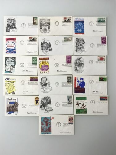 108 Buste Rare Primo Giorno Emissione 1960-1966 U.S.A. - Valore €309,76. - Foto 3 di 7