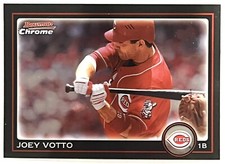 JOEY VOTTO 2010 Bowman Chrome #137 Cincinnati Reds Black Border Limited