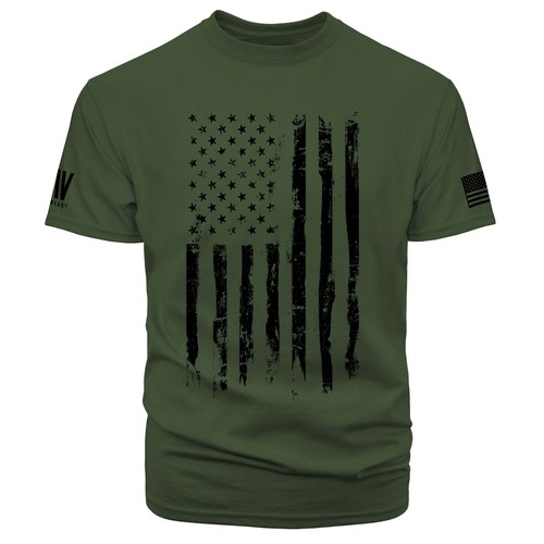 American USA Distressed Flag Short Sleeve T Shirt Patriotic Tee S - 3XL - Picture 5 of 16