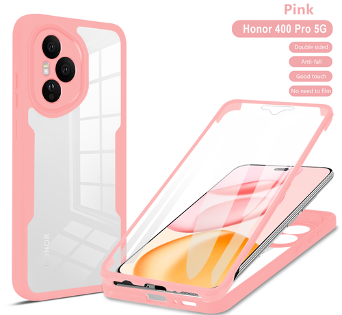360° Full Clear Cover Hard Case +Screen Protector For Honor 400/400 PRO/400 LITE - Picture 15 of 21