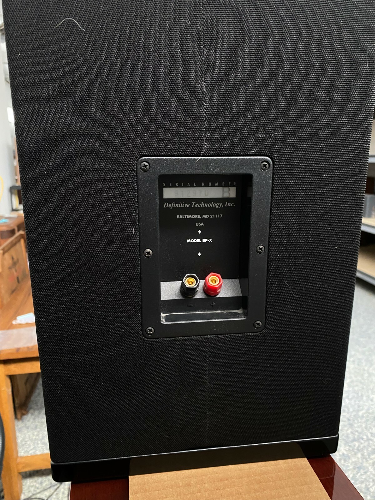 Definitive Technology BP2000 speakers, Definitive Technology BP1X