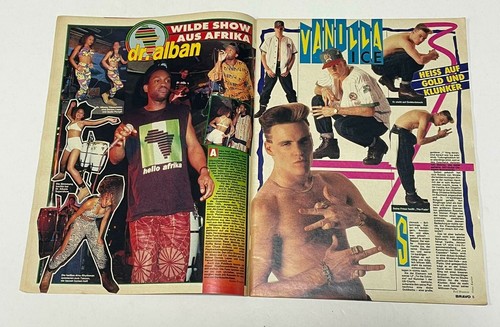 Vintage old Bravo German Music Magazine,APRIL 1991,David Hasselehoff,Rick Astley - Imagen 8 de 12