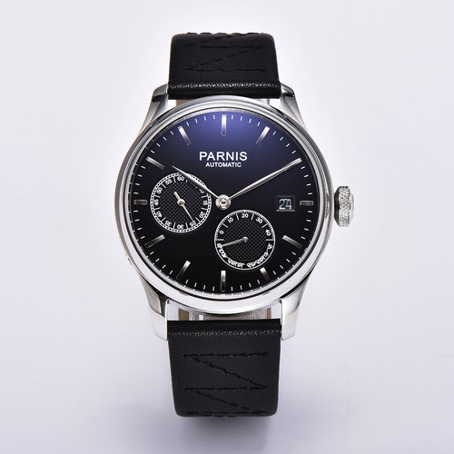 Reloj de pulsera clásico de 43 mm Power Reserve PARNIS para caballeros con reserva de marcha - Imagen 78 de 80
