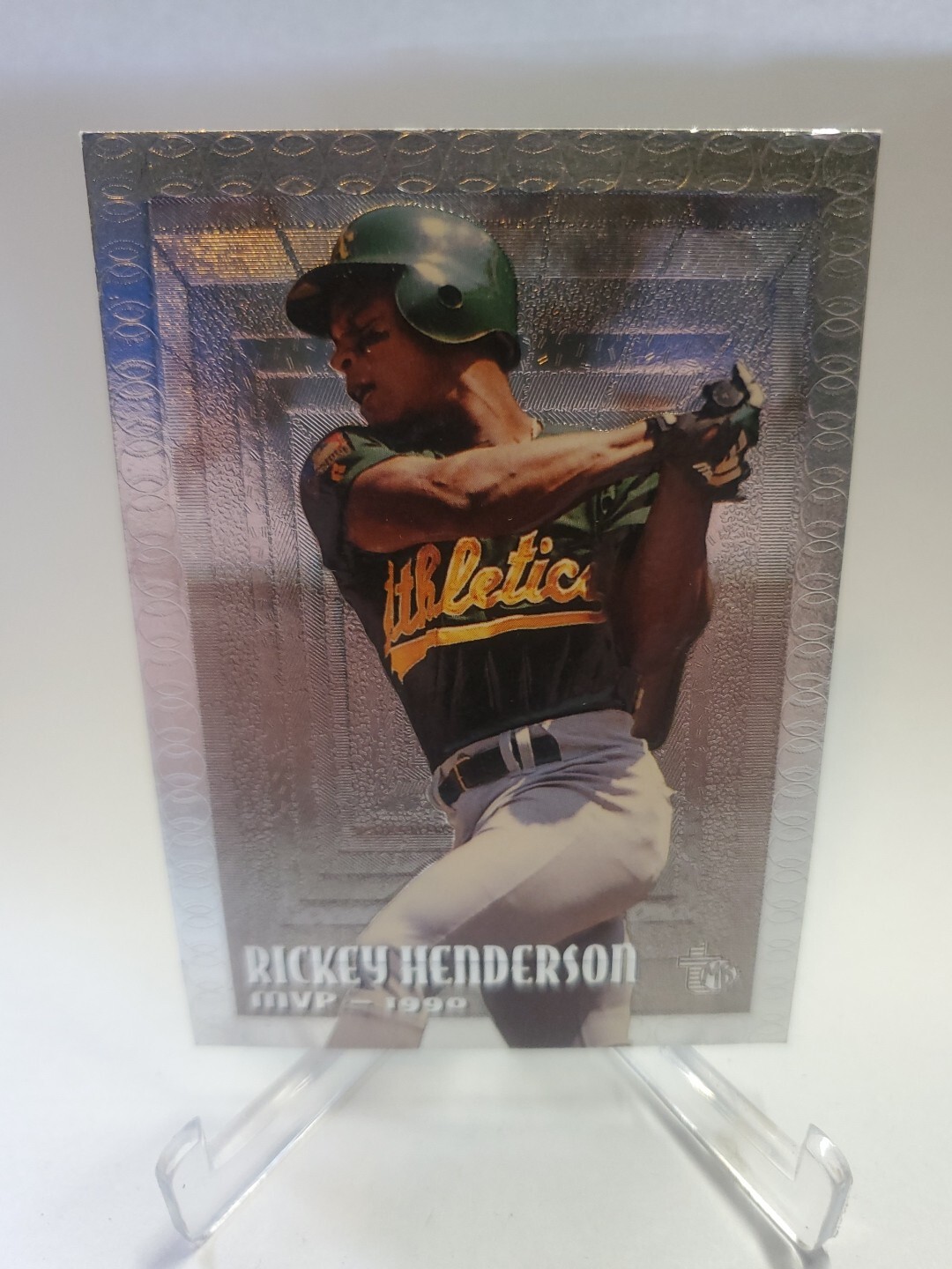 1995 Topps Embossed Rickey Henderson #103 HOF