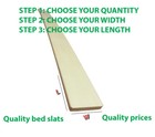 CHEAPEST REPLACEMENT BED SLATS – 3FT SINGLE SPRUNG WOODEN BED SLATS 50MM OR 60MM