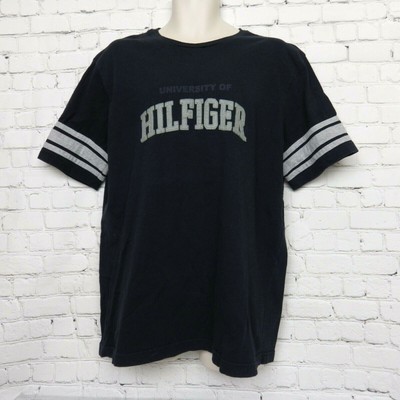 tommy hilfiger black short sleeve shirt