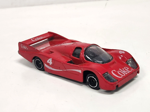 1986 Corgi Porsche 956 Diecast Car 100/1 Model Coke Coca Cola - Picture 1 of 8