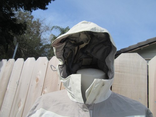 The North Face Hyvent White Gray Women's Size Medium Jacket Rain Coat - Picture 3 of 12