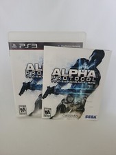 Alpha Protocol The Espionage RPG PlayStation 3 PS3 Authentic and Tested CIB